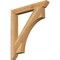 Ekena Millwork Westlake Slat Rough Sawn Bracket, Western Red Cedar, 4"W x 34"D x 38"H BKT04X34X38WTL06RWR - alternate 1
